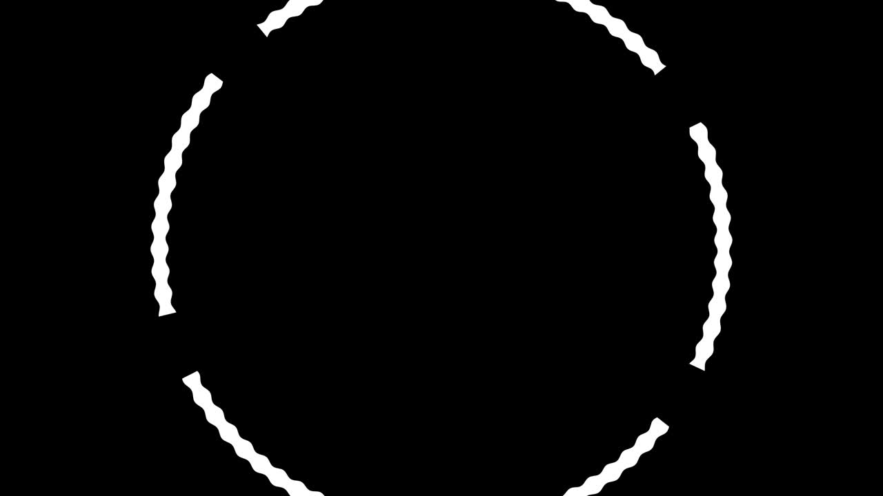 원 회전 스플릿 팝 애니메이션 모션 그래픽