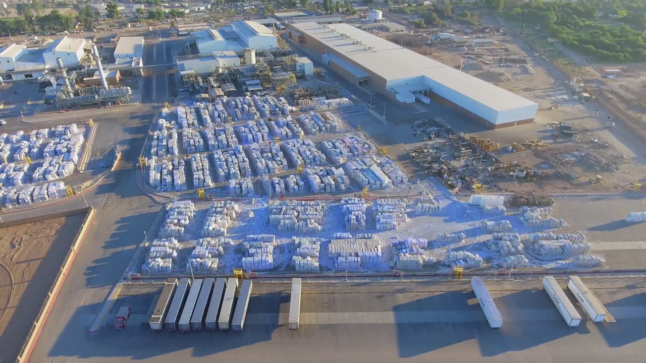 아름다운 조감도 산업 화물 구역