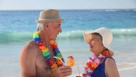 Elderly-couple-talking-with-cocktails