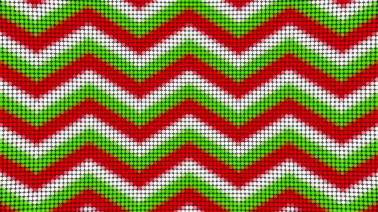 zigzag rojo verde líneas blancas flechas led panel fondo animado