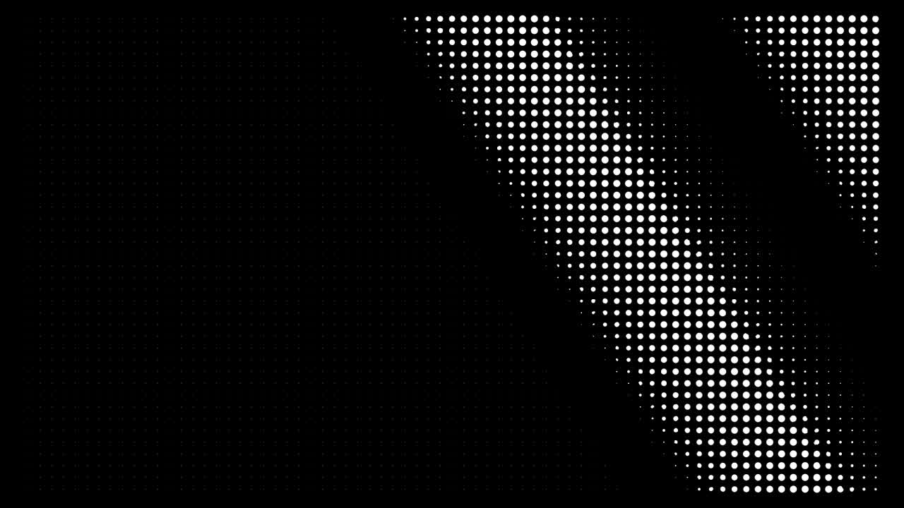 Seamless halftone dots motion background. Dots cartoonist background