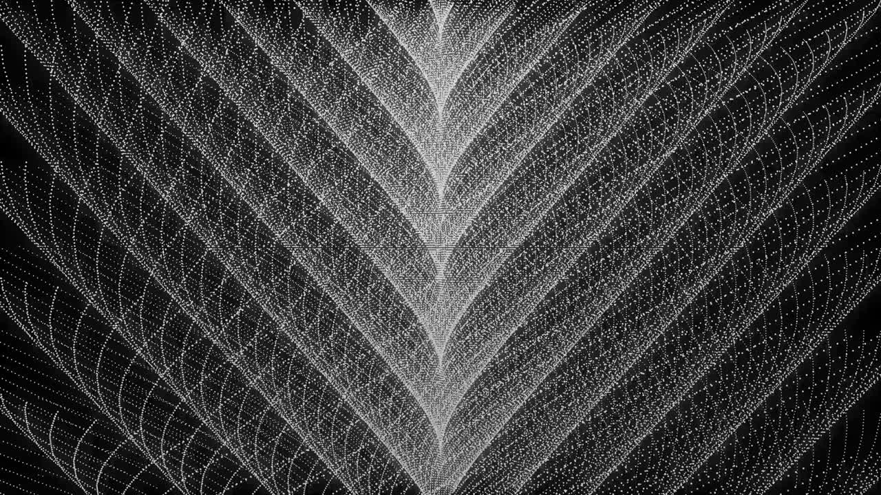 White color Dot Shape Pattern animation motion graphics