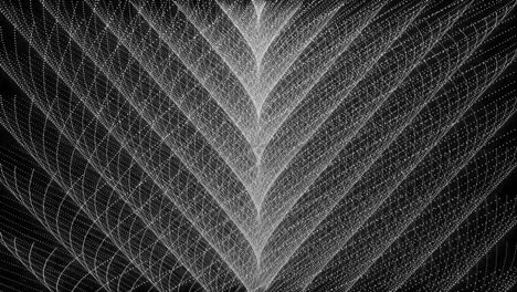 patrón de forma de punto de color blanco animación gráficos de movimiento