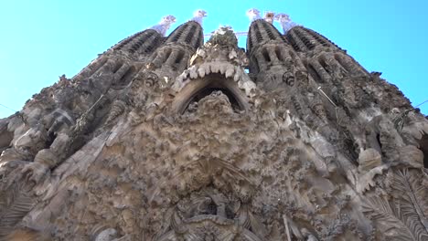 sagrada familia cathedral gaudi architecture. barcelona, spain