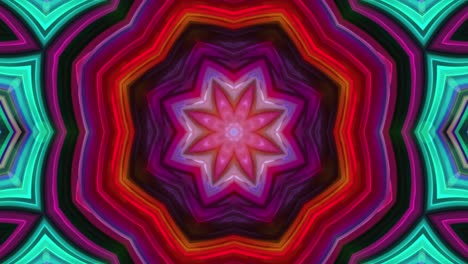 la animación abstracta, el fondo líquido, la hermosa película de pintura digital, la película de fondo abstracto, el video de stock de animación de kaleidoscopio.