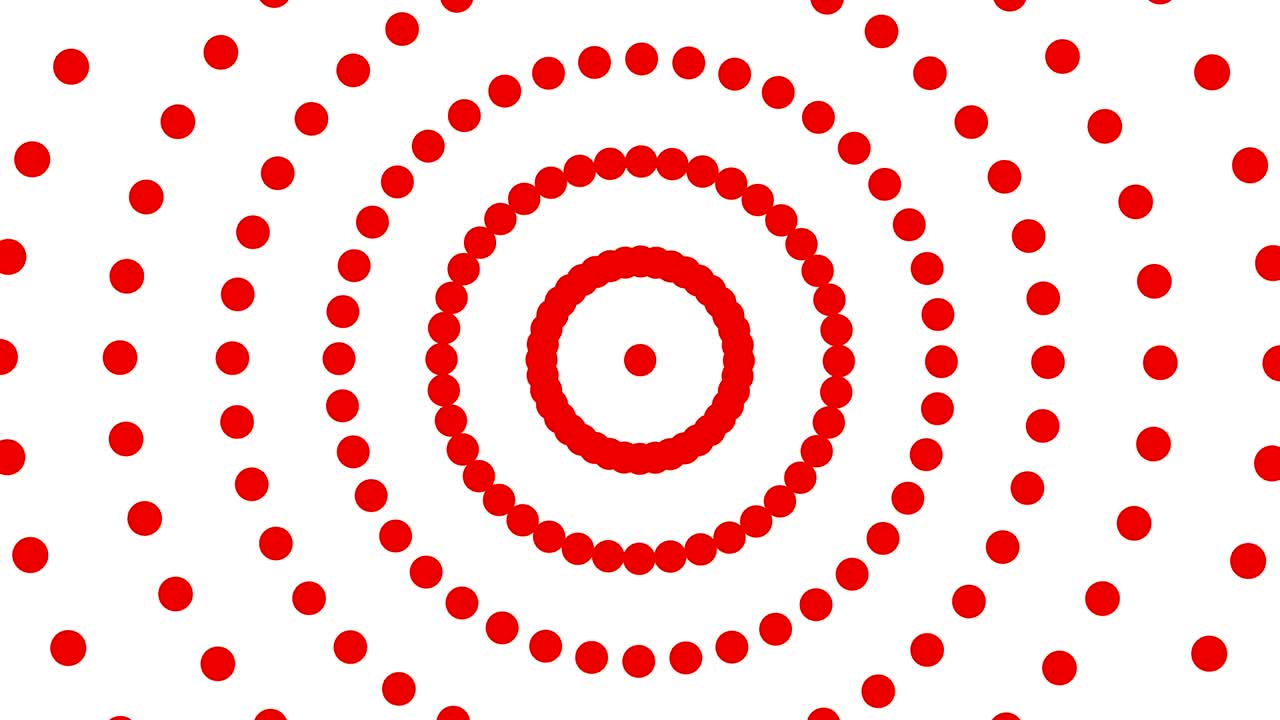 Abstract white circular pattern is rotating, disco backdrop, signaling communications information, optical
