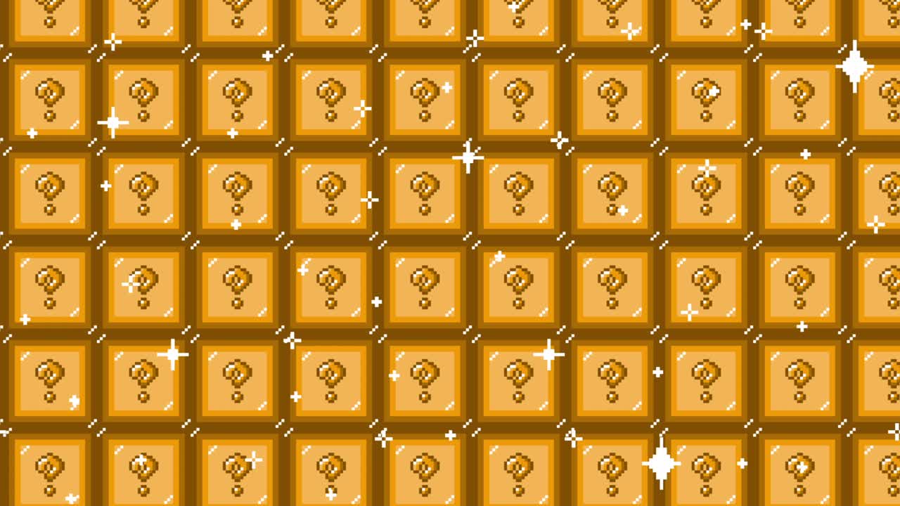 Pixel art tile question mark Looping animated background. 1080p (8).mp4