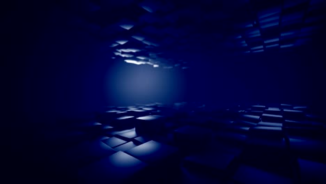 4k abstract cubic background.