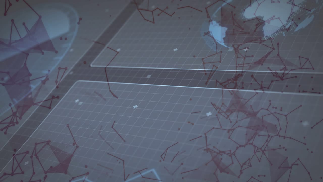 Network elements drifting from edge streaming data as rotating sphere fragments spreading over grid