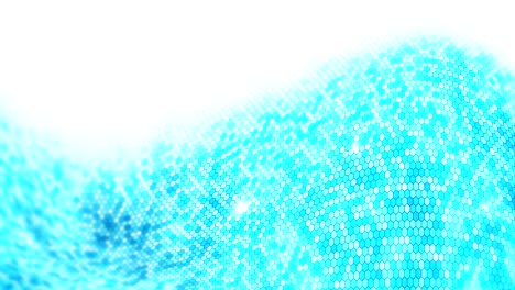 relámpago eléctrico de fondo de panal de miel. hexágono eléctrico brillante con luz brillante. animación de bucle de tecnología de negocios.