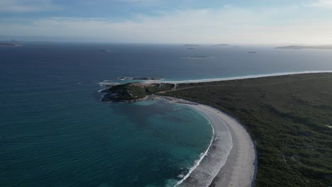 wylie bay rock at beach in esperance area,western australia