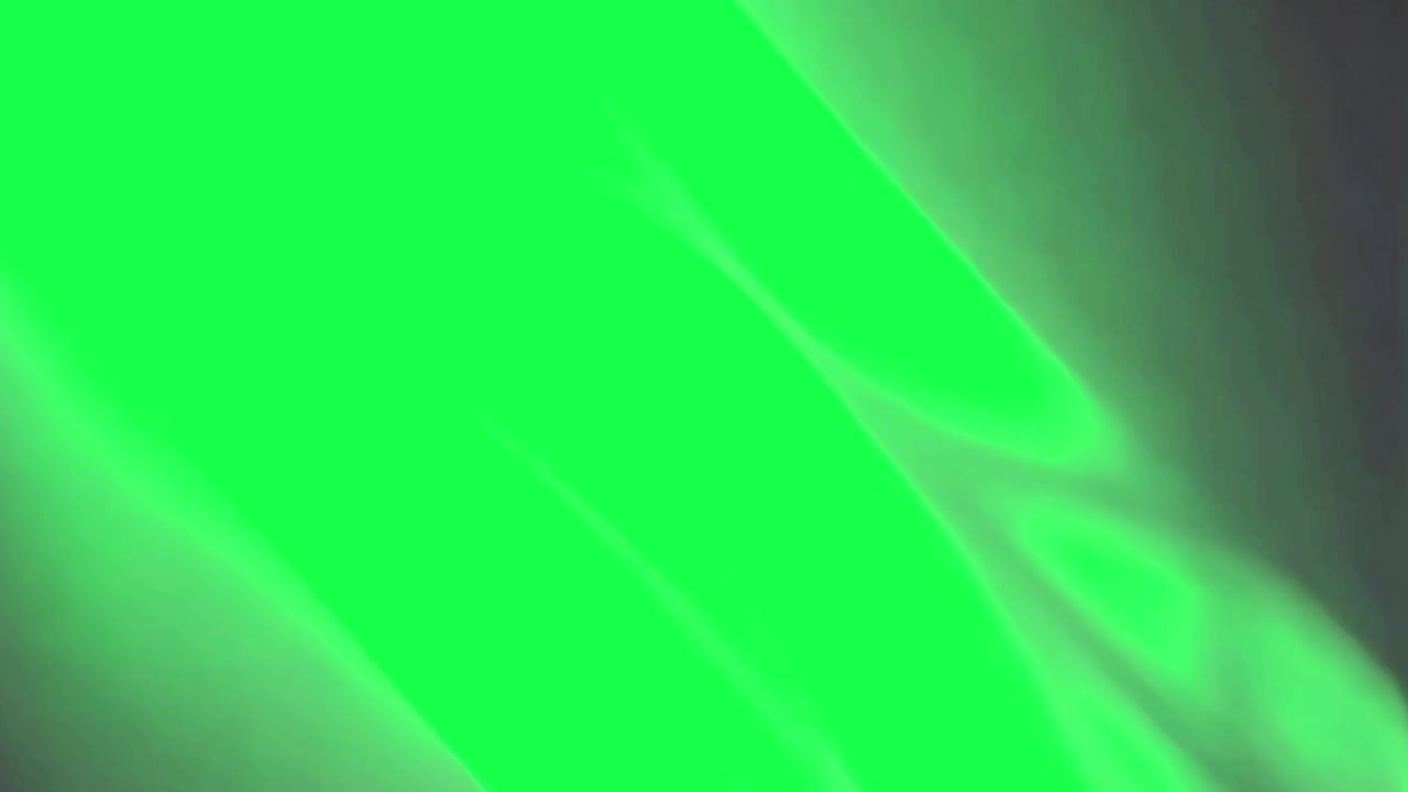 Light waves animation, transparent 4K video, green screen