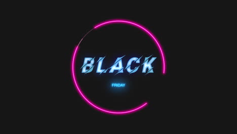 Moderner-Black-Friday-Text-Mit-Neonkreis-Auf-Schwarzem-Farbverlauf