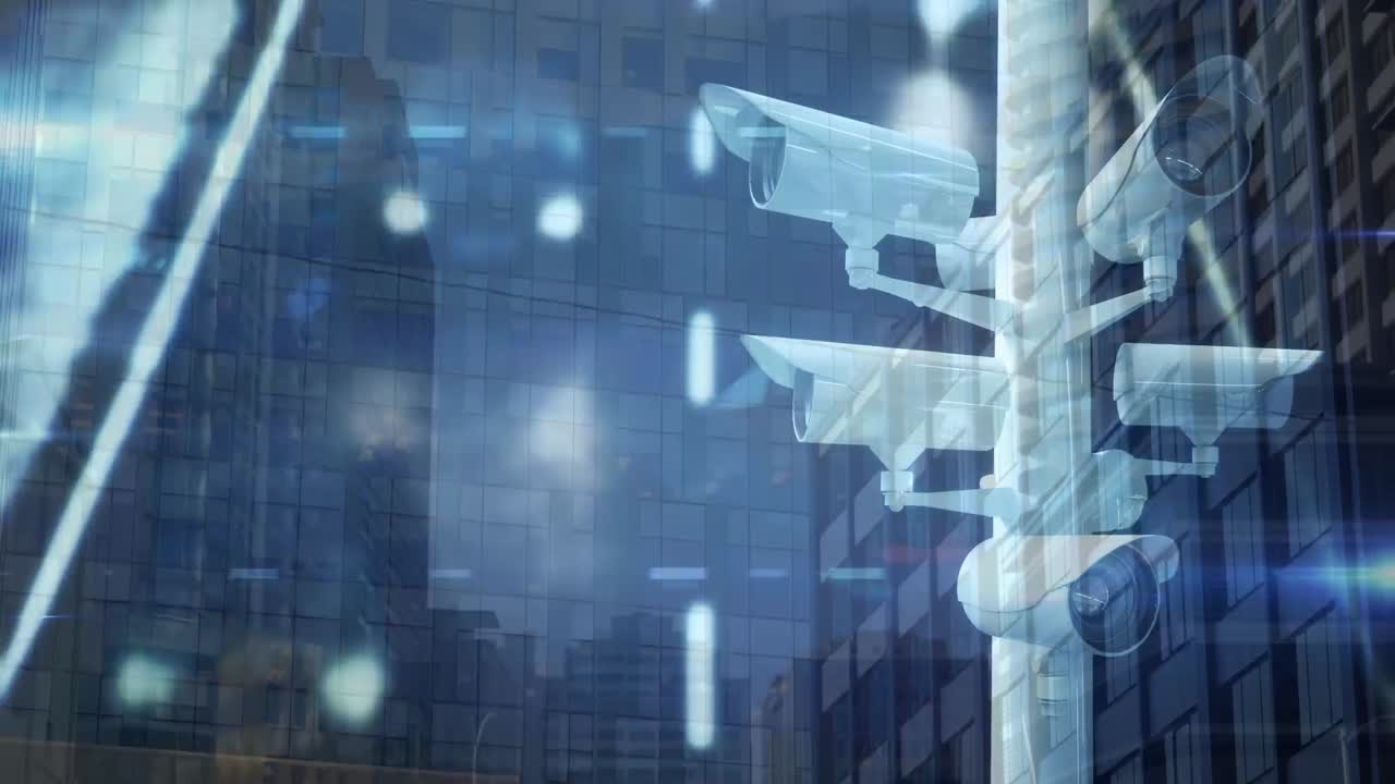 Animazioni di telecamere ed elaborazione dati su sala server