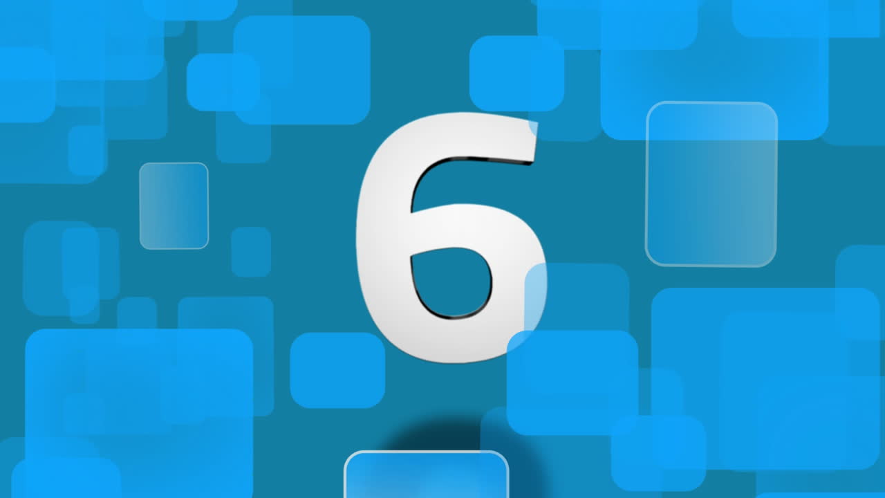 10에서 1까지 카운트다운 애니메이션