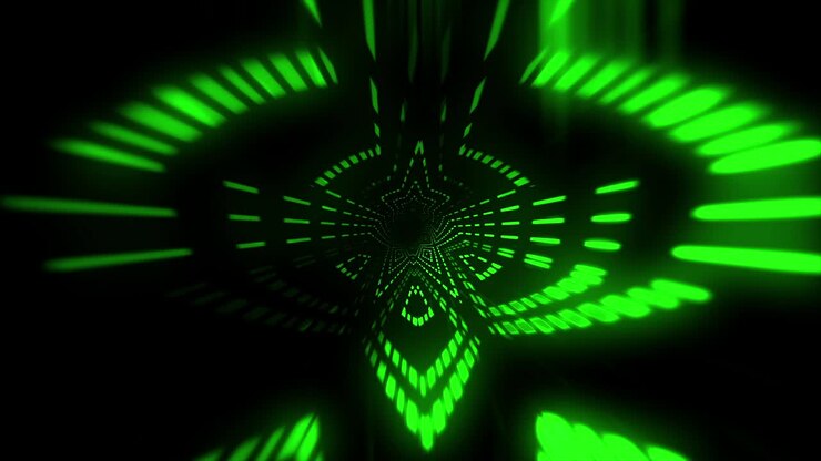 le tunnel vj abstrait créatif