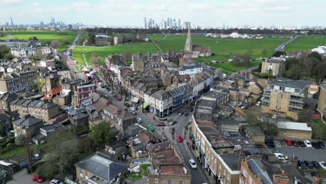 blackheath southeast london panning  drone,aerial