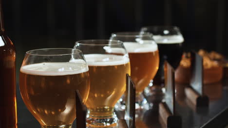 beer tasting table