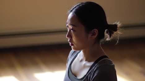 A Serene Moment of Meditation Captured: The Tranquil Journey of Inner Peace and Mindfulness in a Minimalist Space