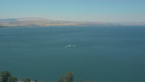 sea of galilee from a birds viewpoint