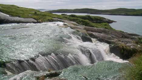 A-shot-of-the-river-rapids-at-Amhuinnsuidhe-on-the-Isle-of-Harris,-part-of-the-Outer-Hebrides-of-Scotland