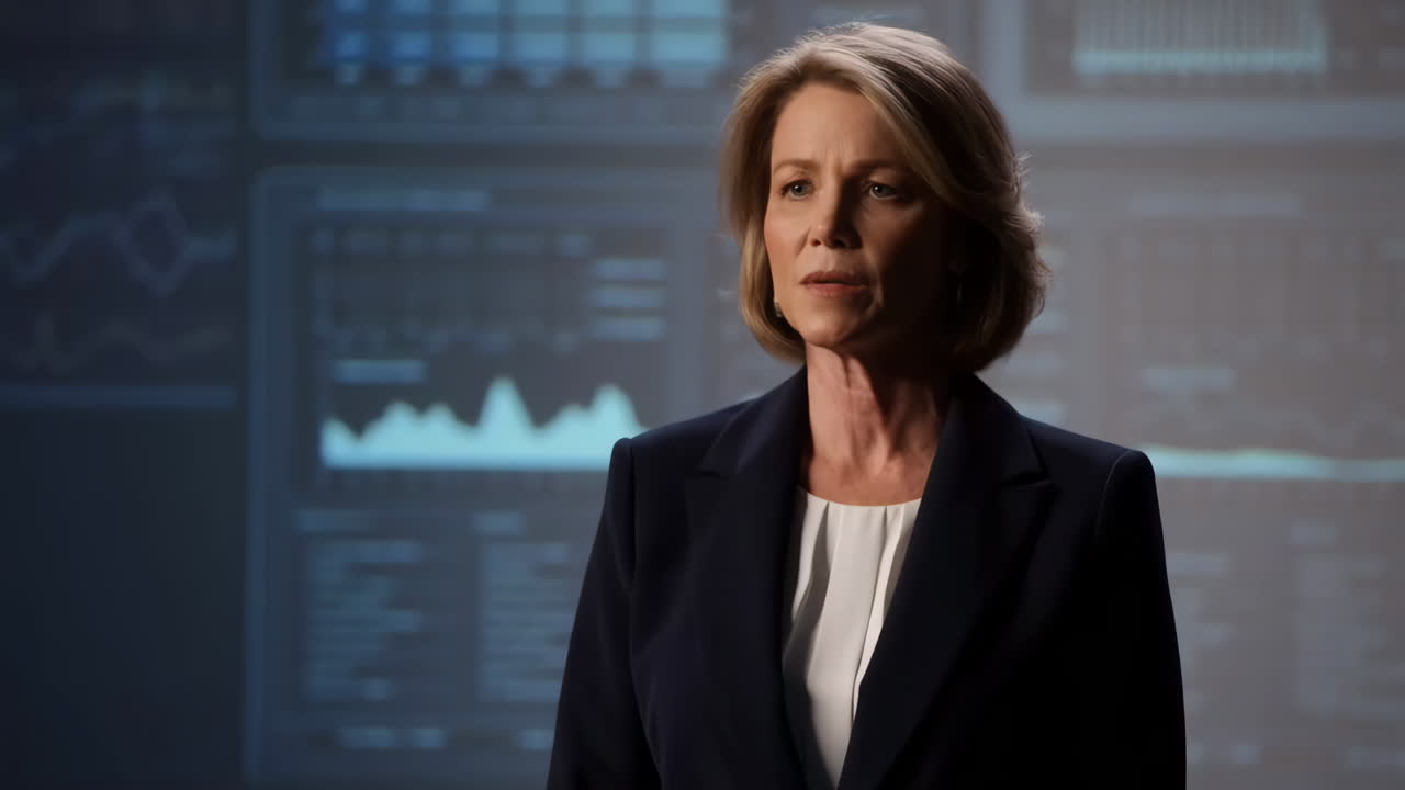 mujer de negocios en traje