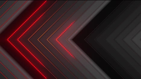 abstract geometric background with red lights