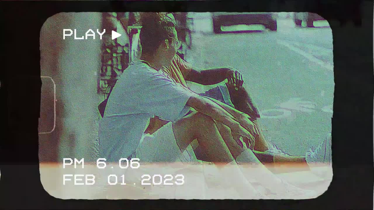 Vintage VHS-overlay-effekt 1920x1080.