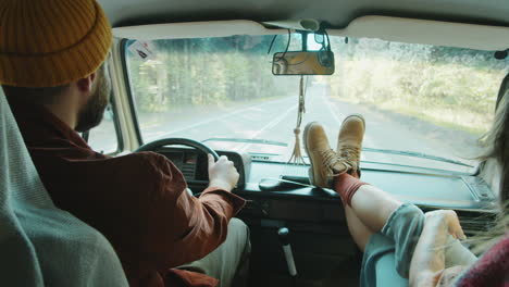 Young-Couple-Traveling-in-Van