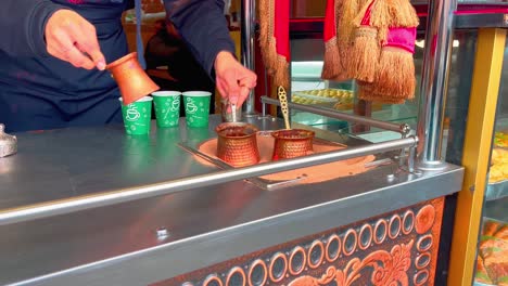 Traditional-turkish-coffee-brewing-process