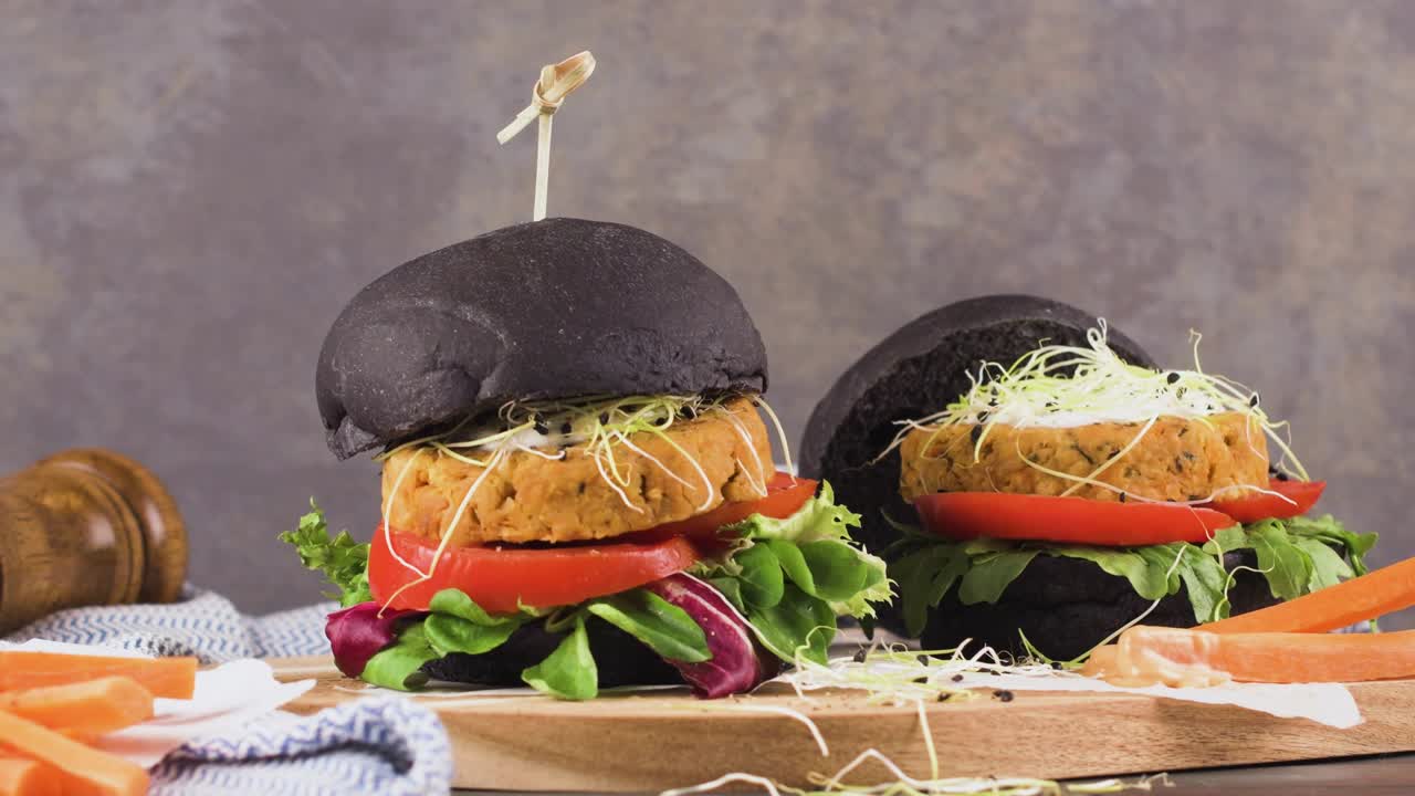 hamburguesas de verduras a la parrilla