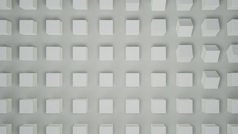 fondo geométrico blanco abstracto con cubos