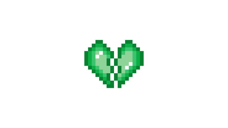 Pixel Art Mini knust hjerte Ikon Looping Animation (5).mov