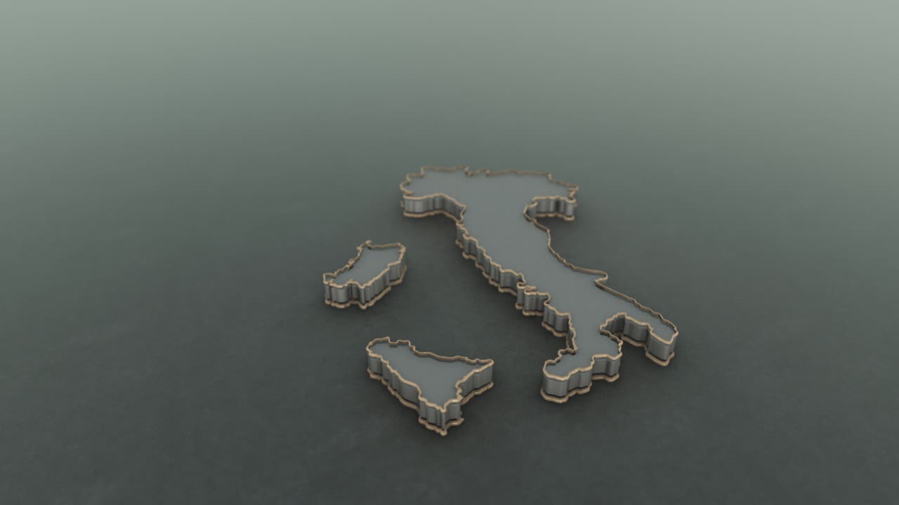 이탈리아 지도 배경 4k