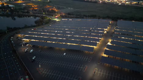 Aerial-POV-of-Solar-Farm-Parking-Garage-Renewable-energy