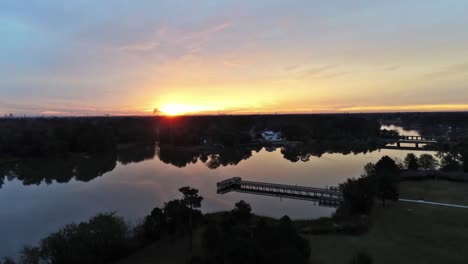 morning sunrise over portsmouth virginia