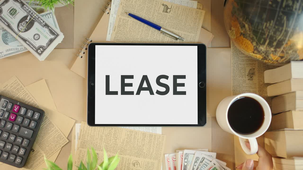 LEASING VISES PÅ FINANS-TABLETSKÆRM