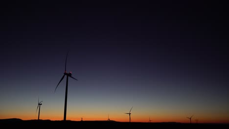 Aerogeneradores-Al-Atardecer