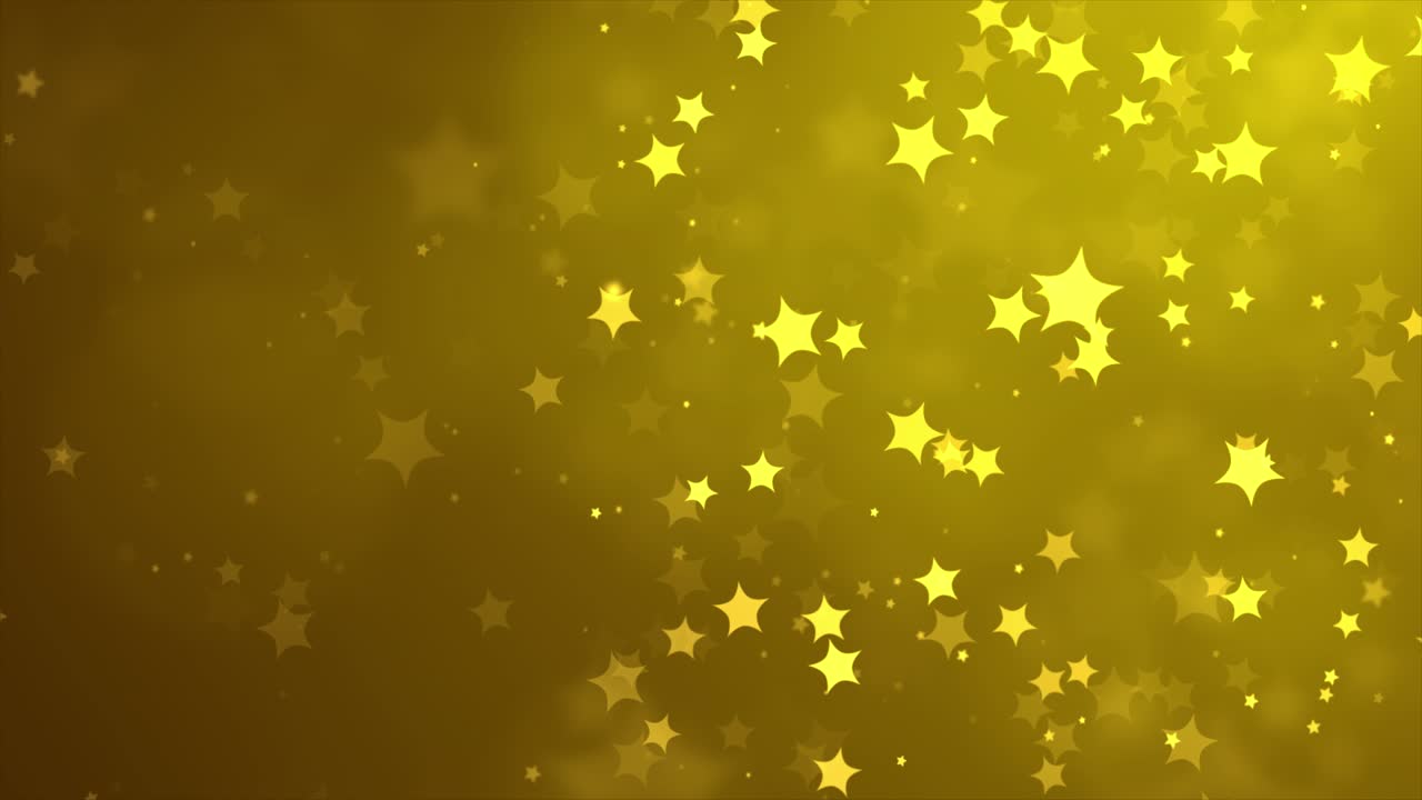 黄金の星の背景