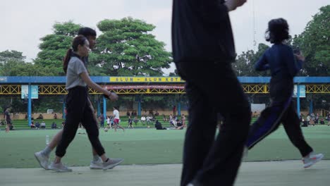 alun alun tangerang is a vibrant popular public spot for people to relax, exercise, or simply enjoy the outdoors