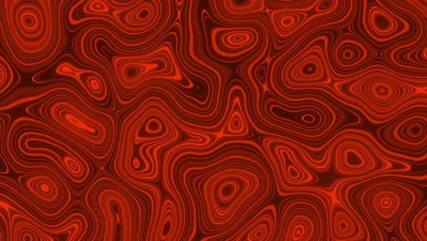 Animation-of-multiple-red-glowing-liquid-shapes-waving-swirling-and-flowing-smoothly-