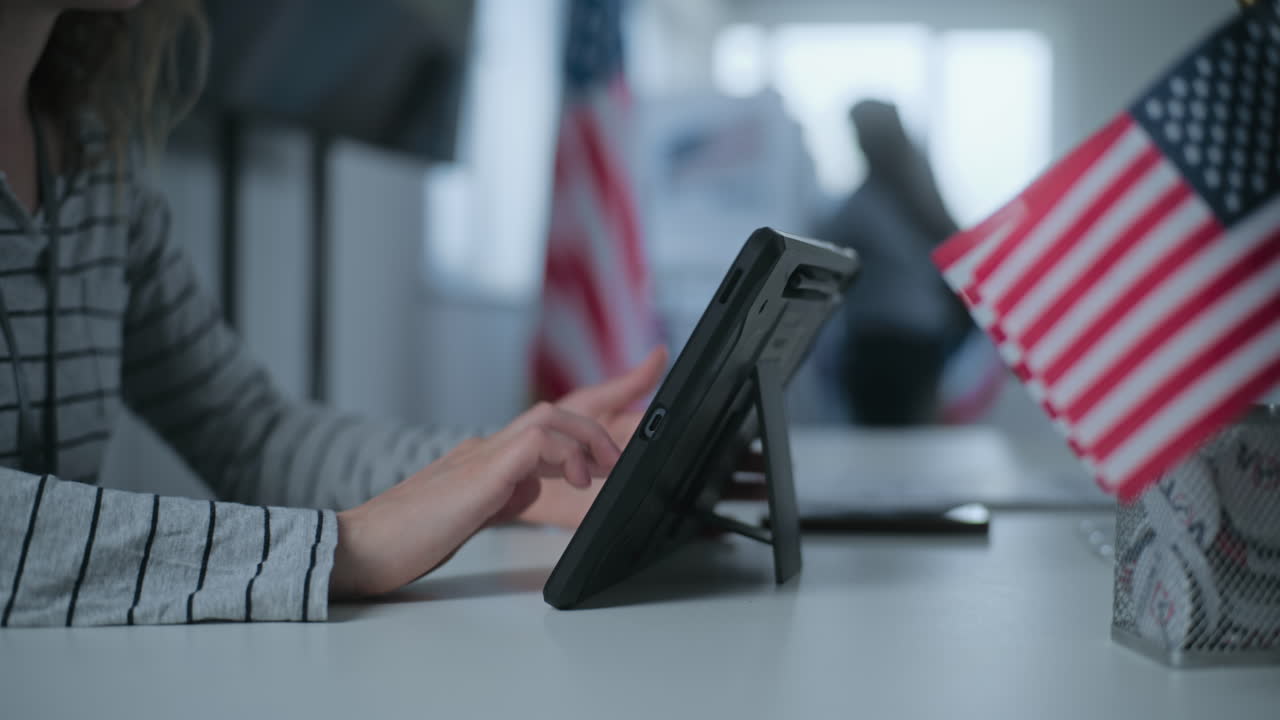 votación en un lugar de votación