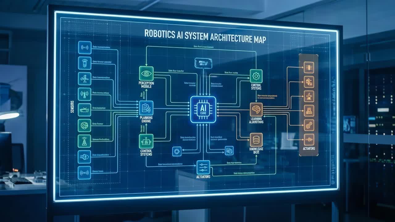 Robotics AI System Architecture Map