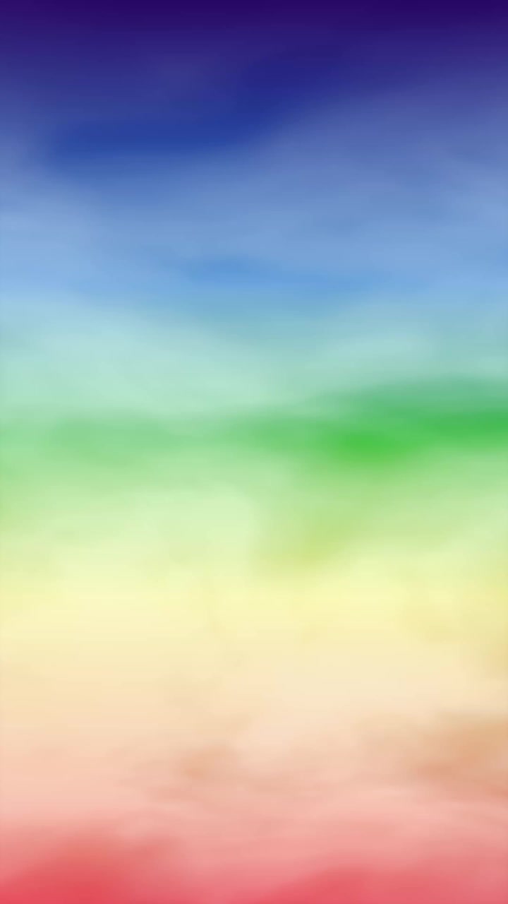 Swirling misty rainbow colors flow continuously in a soft atmospheric vertical background animation.