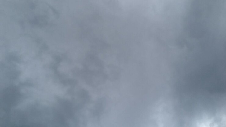 Time laps of clouds moving slow on a very cloudy day