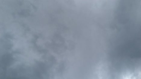 time laps of clouds moving slow on a very cloudy day
