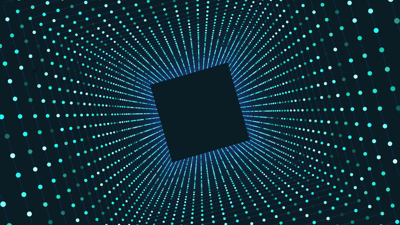 Monochrome checkerboard pattern with blue accents