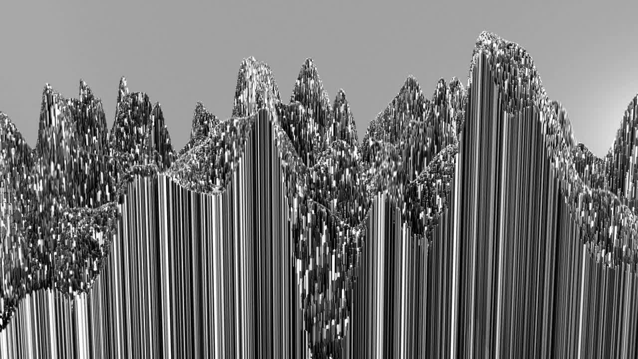 4k 추상 토포그래픽 파형
