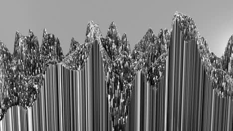 4k abstract topographic waveform.