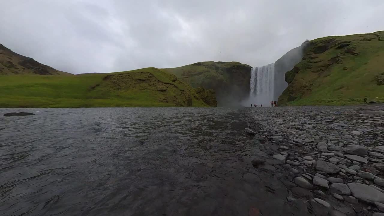 4k playa negra islandia tiempo de lapso